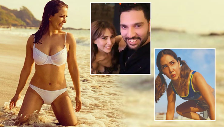 Kim Sharma shares smoking hot workout pic; Ex-BF Yuvraj Singhs trolls her pose Bollywood Bubble photo image