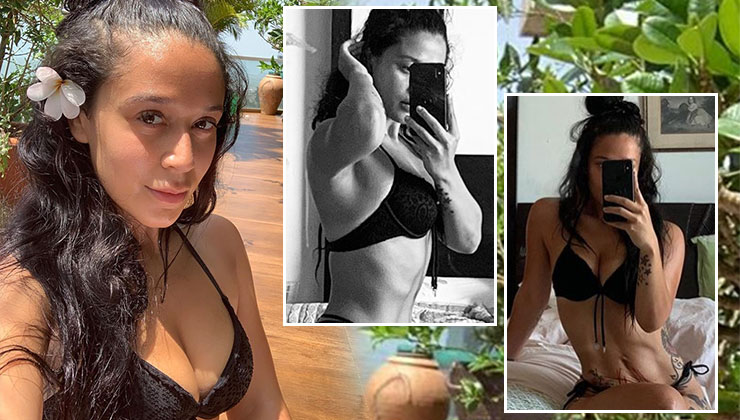 Krishna Shroff Black Bikini