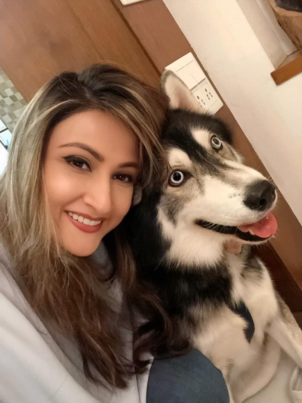 Urvashi Dholakia Pet Dog Jaegar