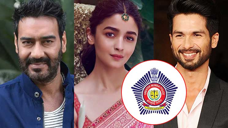 Alia Bhatt, Shahid Kapoor and Ajay Devgn, Mumbai Police