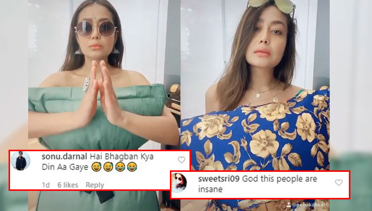 Neha Kakkar pillow challenge trolled