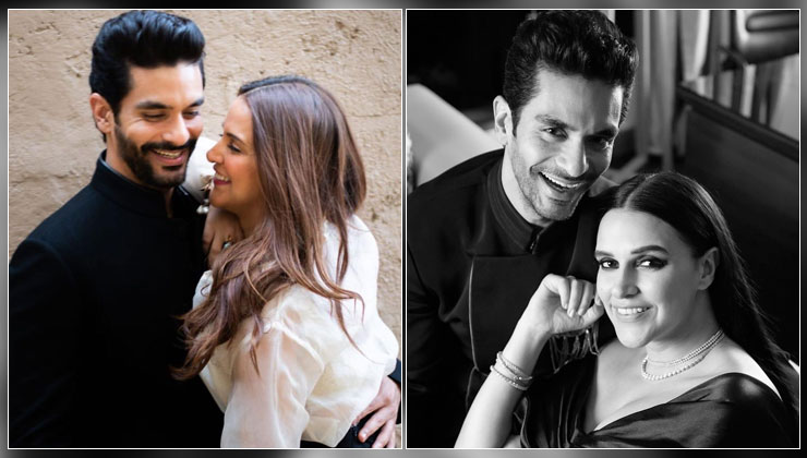 Neha Dhupia Angad Bedi Wedding anniversary