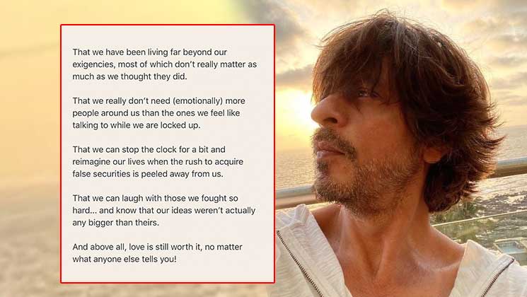 Shah Rukh Khan Lockdown