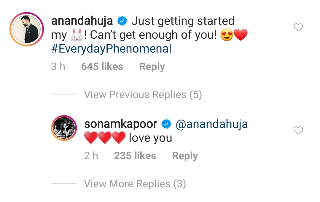 Anand Ahuja, Sonam Kapoor