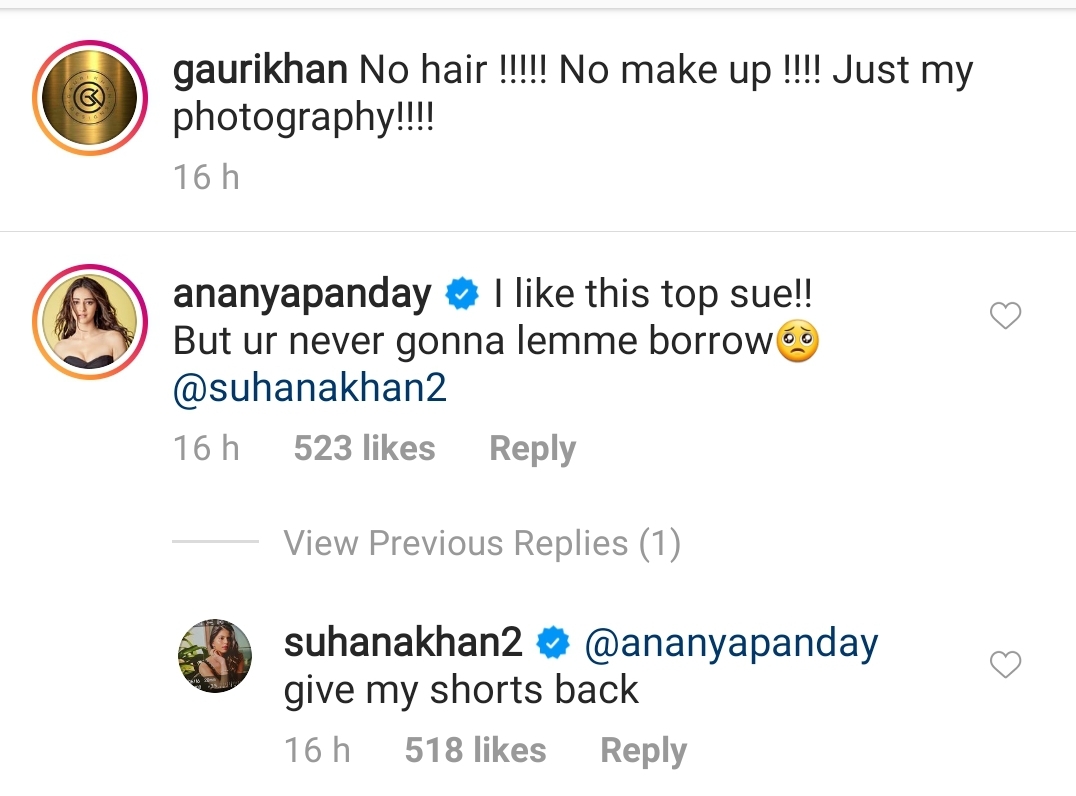 Ananya Panday, Suhana khan