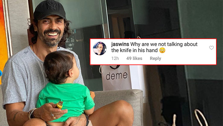 Arjun Rampal Arik Knife Troll