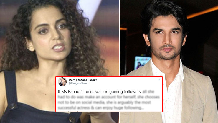 Kangana Ranaut, Sushant Singh Rajput