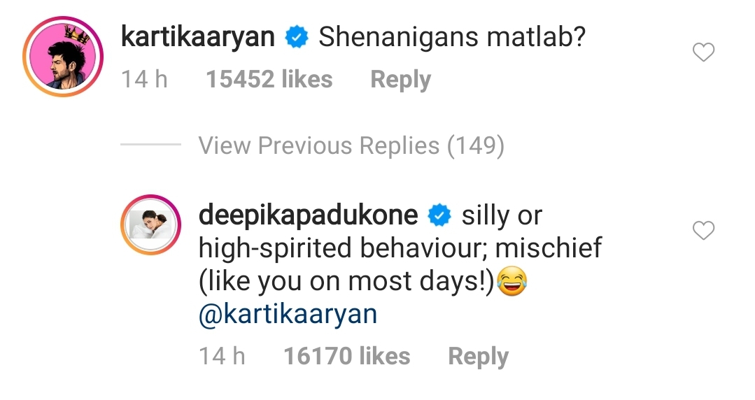 Deepika Padukone, Kartik Aaryan