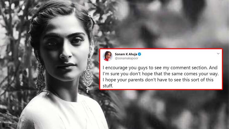 Sonam Kapoor hateful messages sushant singh rajput death