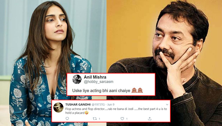 anurag kashyap sonam kapoor troll