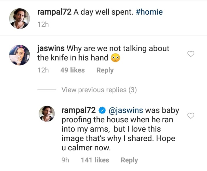 Arjun Rampal Arik Knife Troll