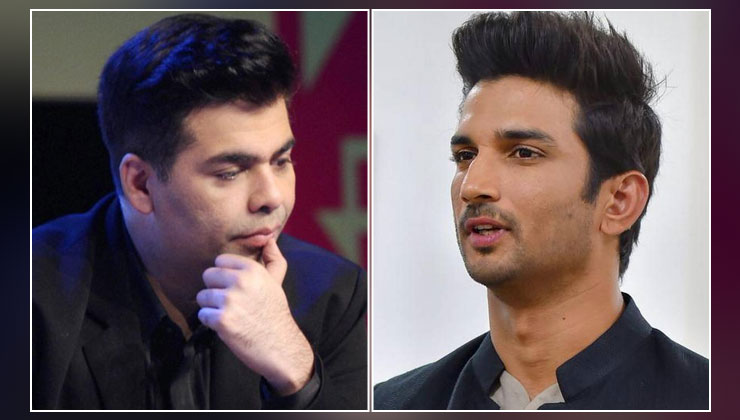 Karan Johar, Sushant Singh Rajput