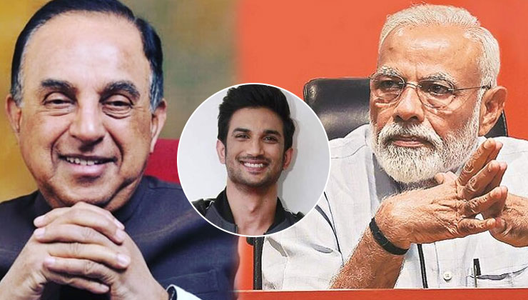 Sushant Singh Rajput Subramanian Swamy Narendra Modi