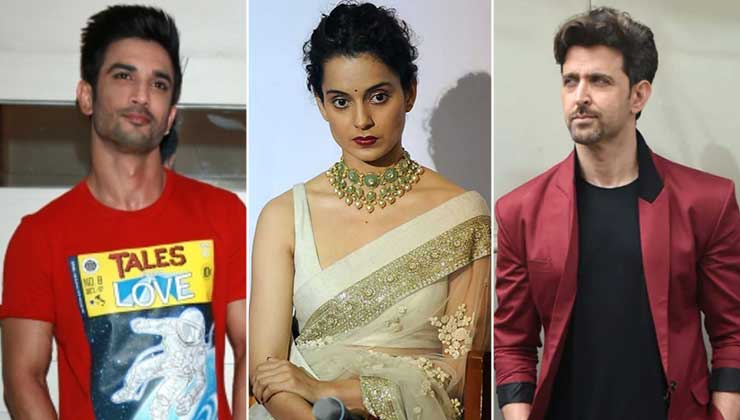 Kangana Ranaut, Sushant Singh Rajput, Hrithik Roshan