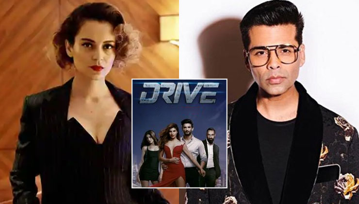 sushant singh rajput kangana karan johar drive