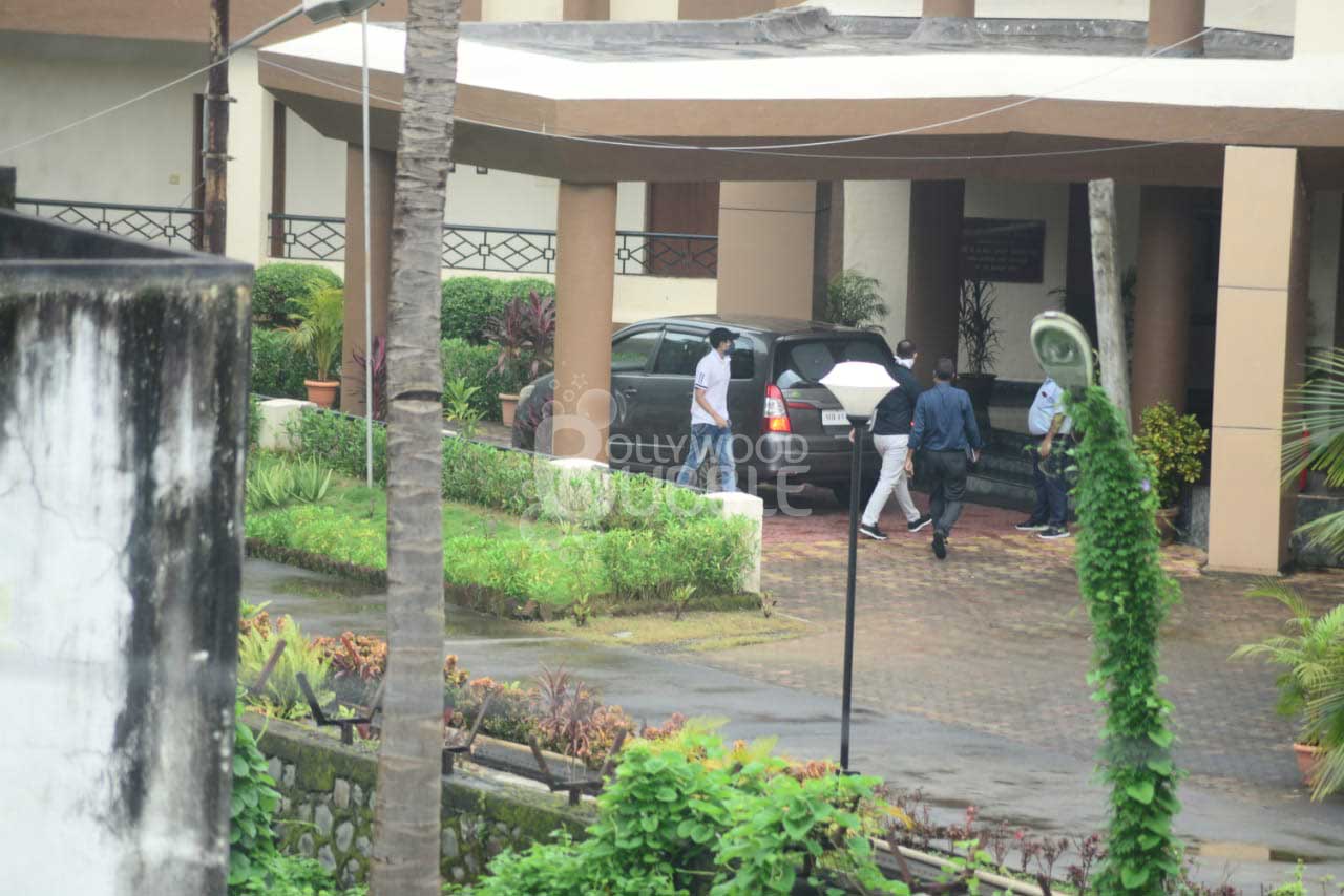 Rhea and Showik at DRDO office CBI