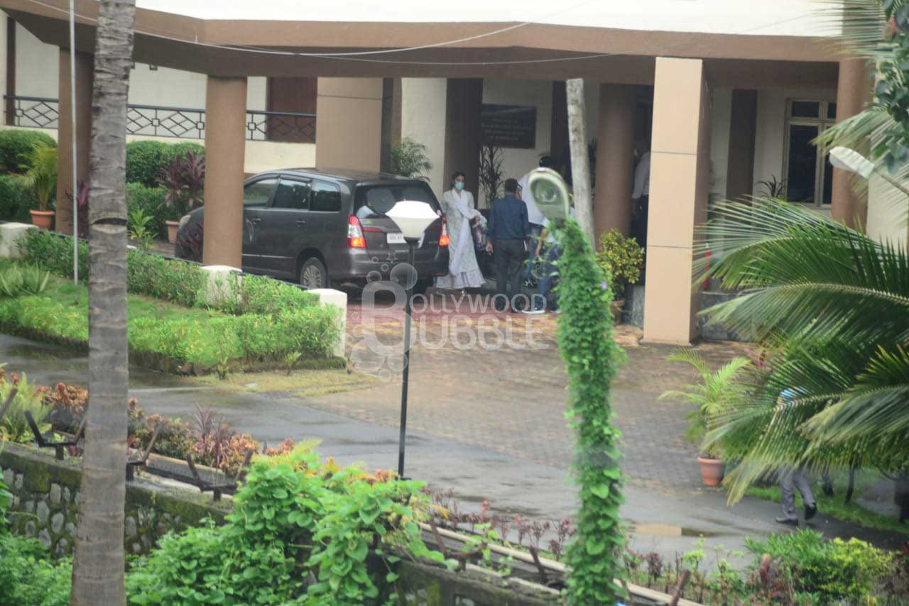 Rhea and Showik at DRDO office CBI