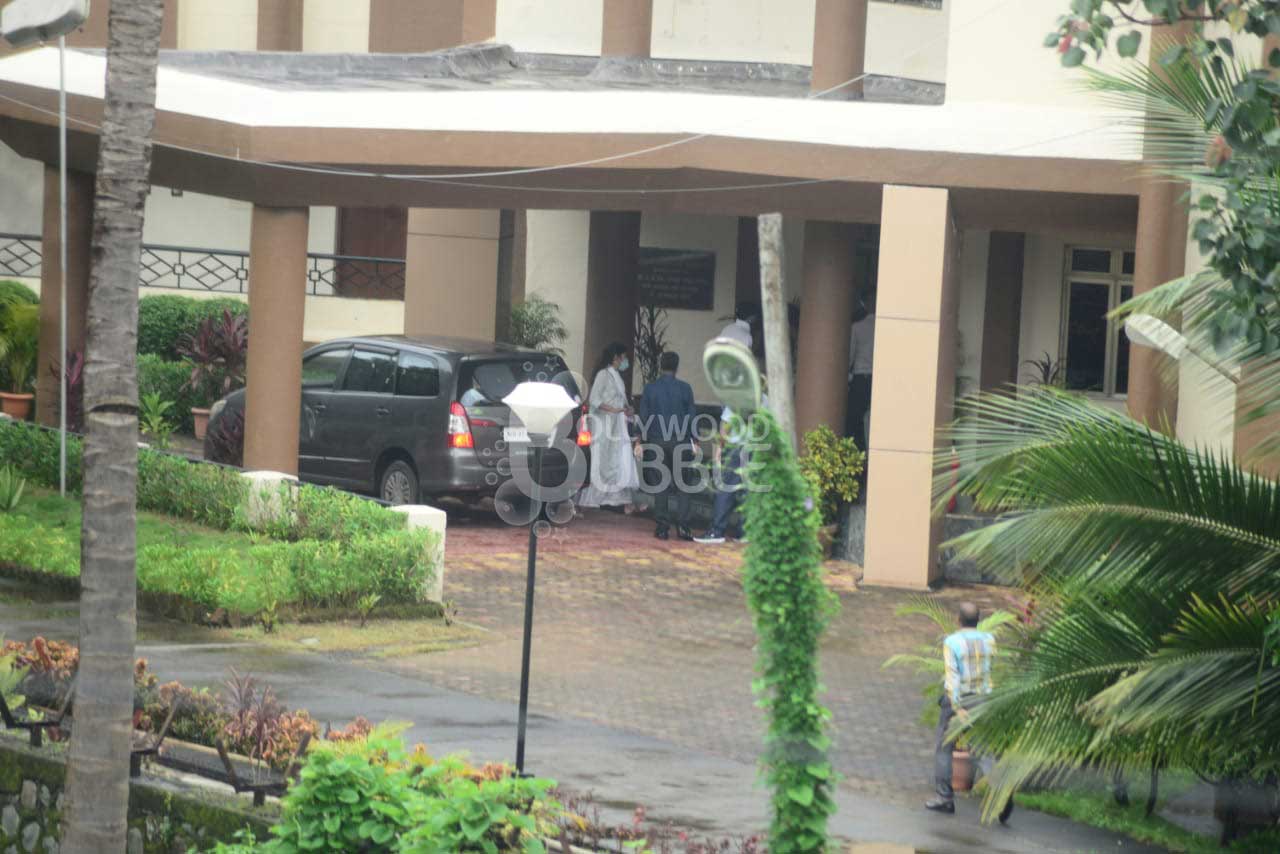 Rhea and Showik at DRDO office CBI