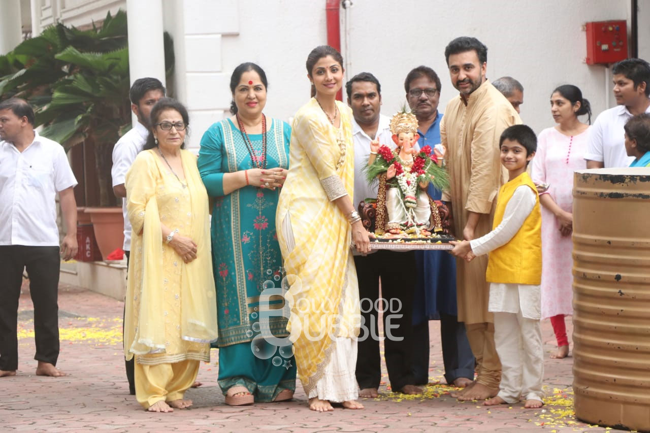 Shilpa Shetty Ganesh Visarjan