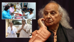 Family members offer their respects to Pandit Jasraj's mortal remains; funeral to take place tomorrow