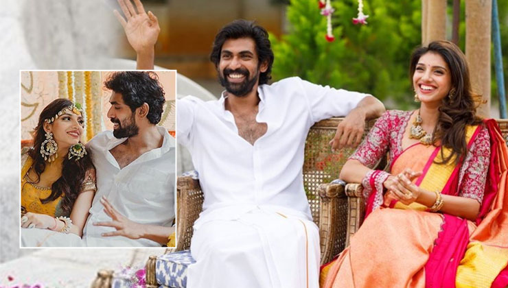 Rana Daggubati and Miheeka Bajaj-Haldi Ceremony.