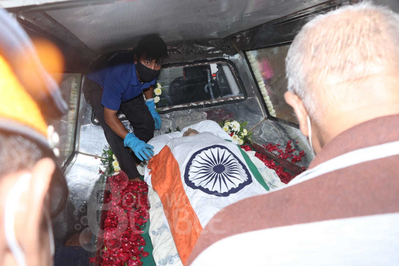 Pandit Jasraj's last journey