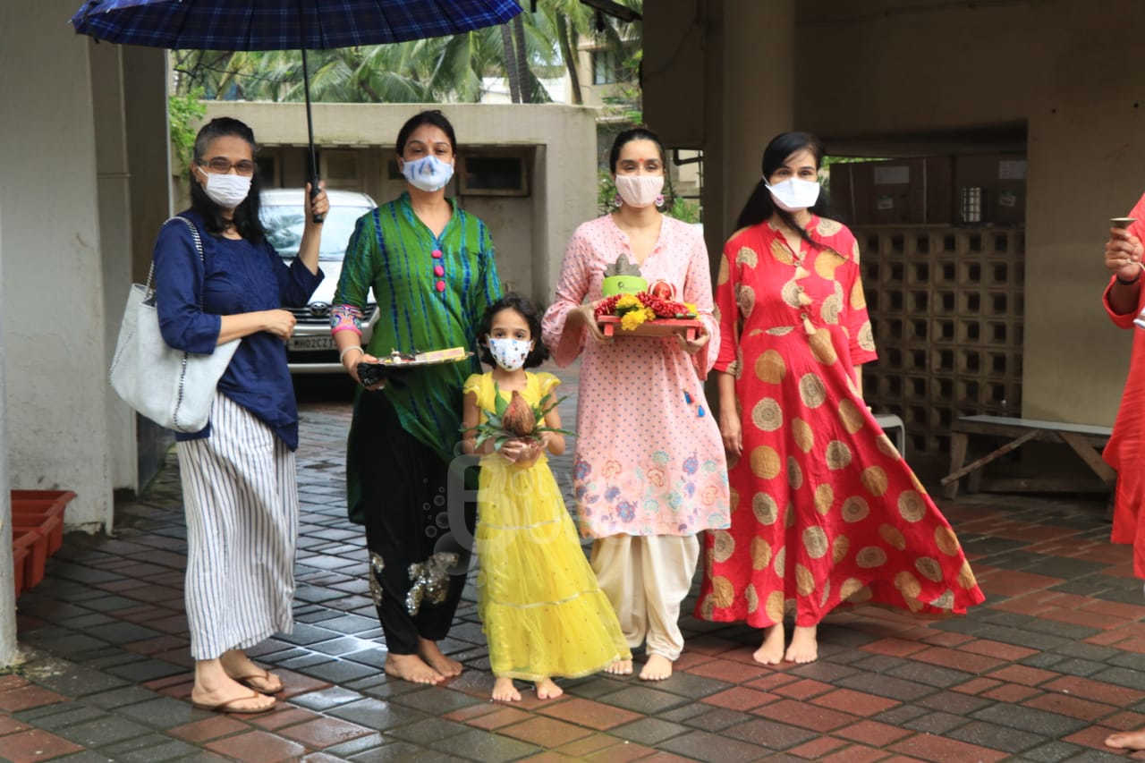 Shraddha Kapoor ganpati visarjan 2020