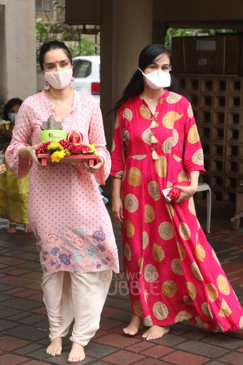 Shraddha Kapoor ganpati visarjan 2020