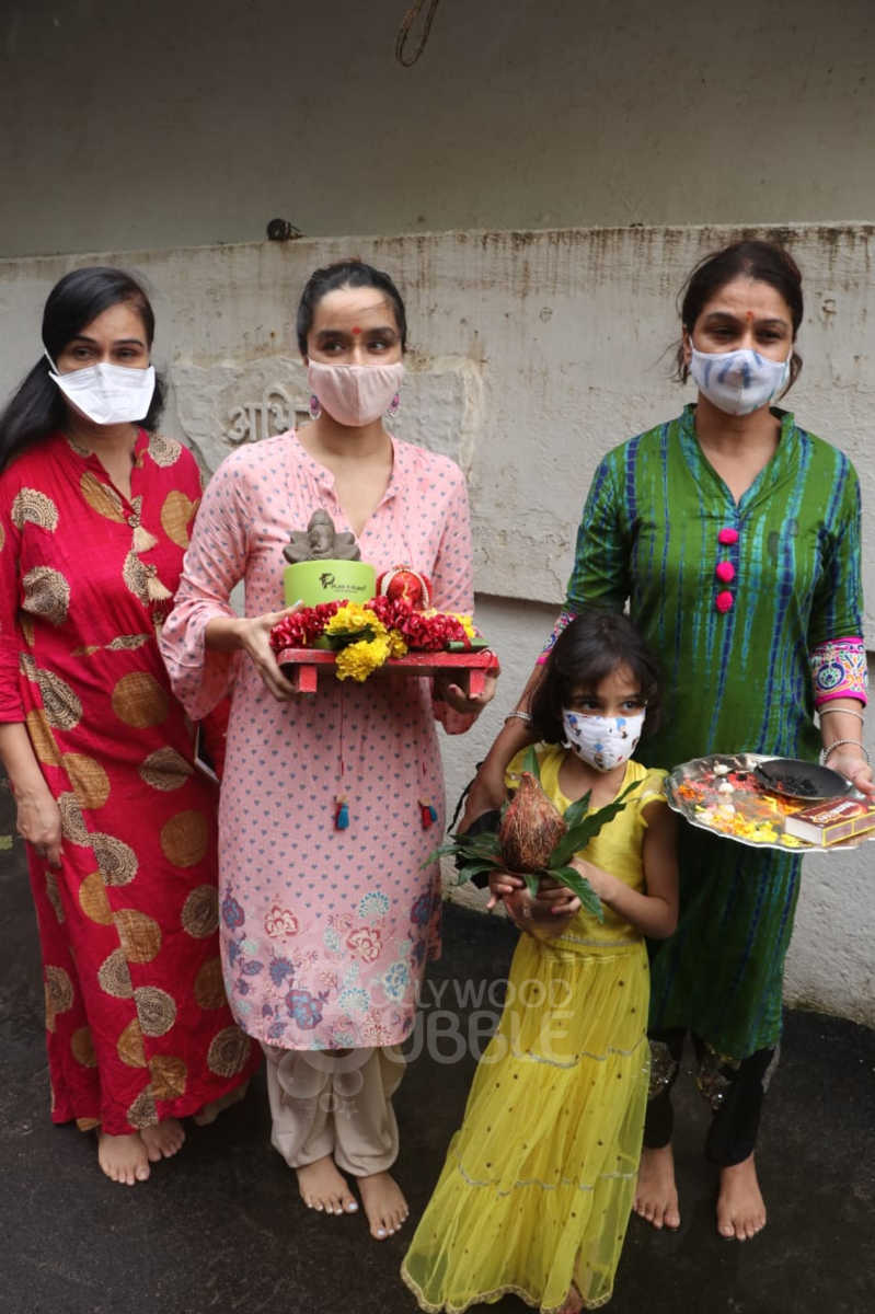 Shraddha Kapoor ganpati visarjan 2020