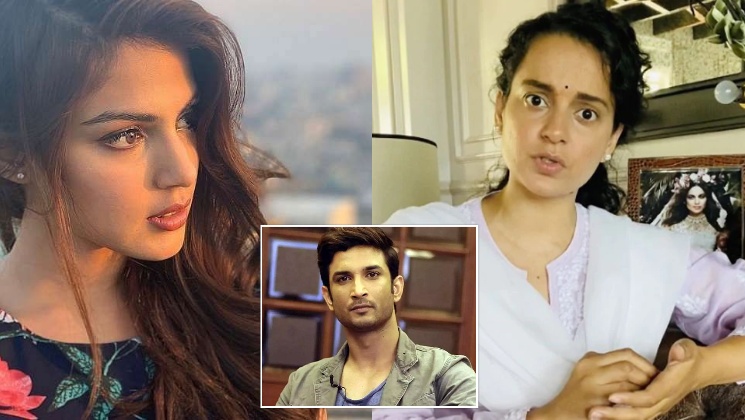 Kangana Ranaut, Rhea Chakraborty, Sushant Singh Rajput
