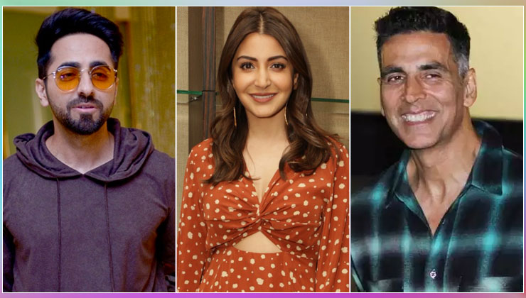 Ayushmann Khurrana Anushka Sharma Akshay Kumar