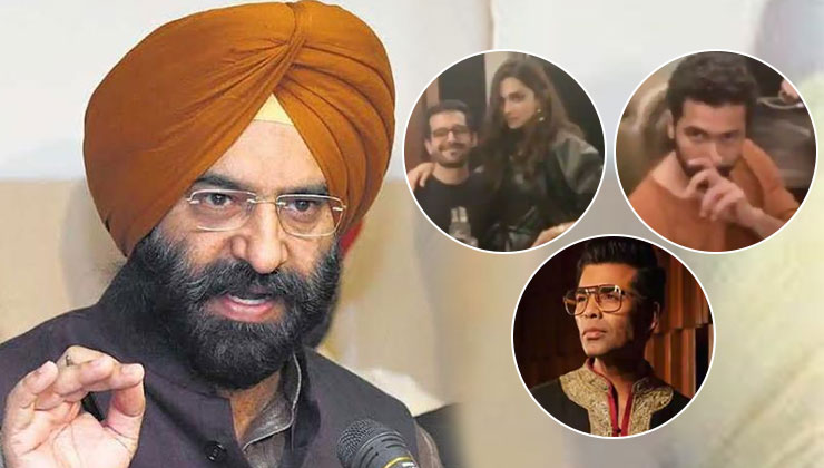 Manjinder Singh Sirsa complaint NCB Karan johar house party