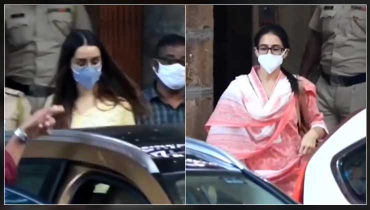 Sara Ali Khan Shraddha Kapoor leave NCB office