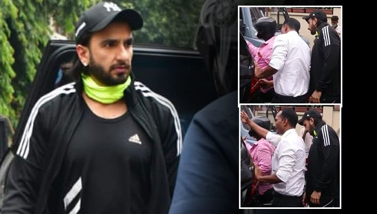 Ranveer singh car scratched bike