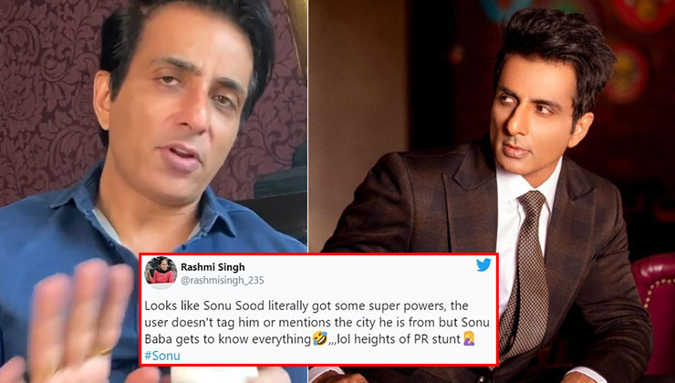 Sonu sood charity PR stunt
