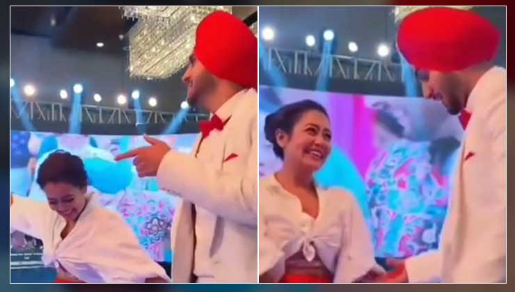 Neha Kakkar and Rohanpreet Singh sangeet ceremony