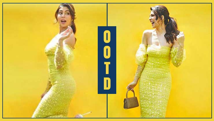 Jacqueline Fernandez yellow dress