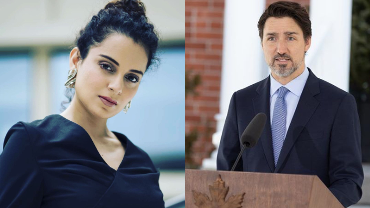 Kangana Ranaut Justin Trudeau