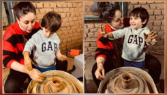 Kareena Kapoor Khan and her munchkin Taimur bond over pottery and it is unmissable - watch video
