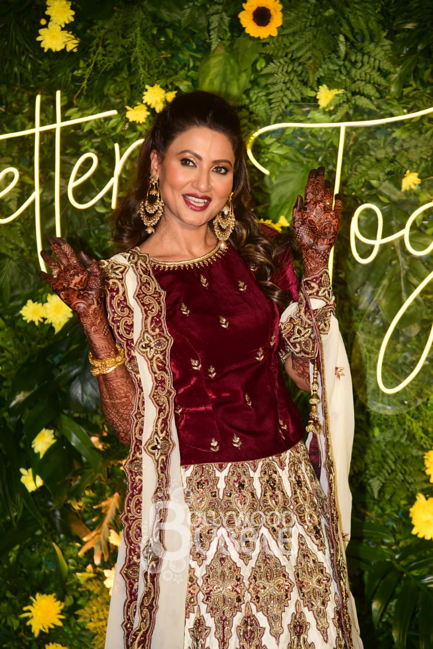 Gauahar Khan and Zaid Darbar mehendi ceremony