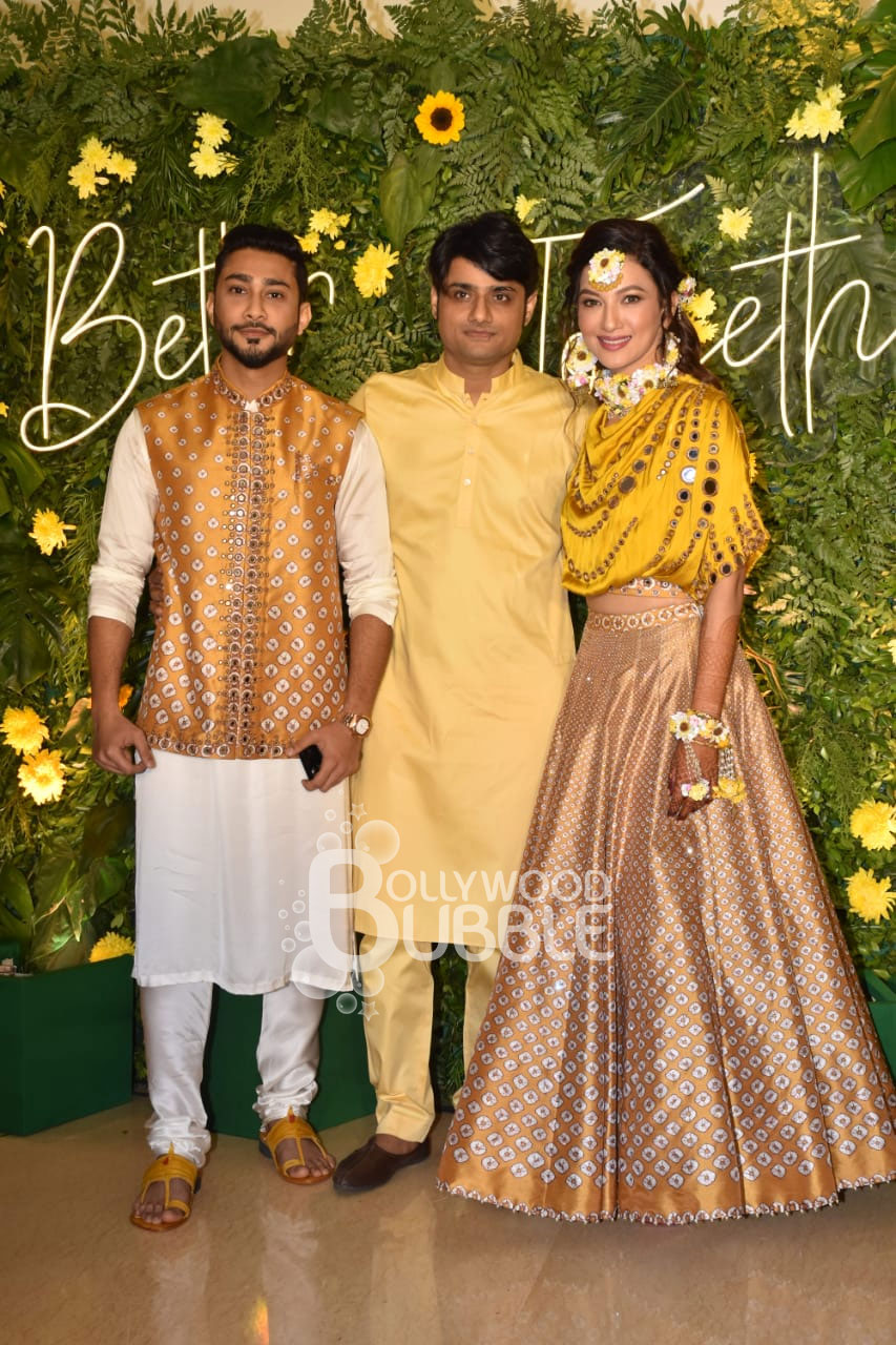 Gauahar Khan and Zaid Darbar mehendi ceremony