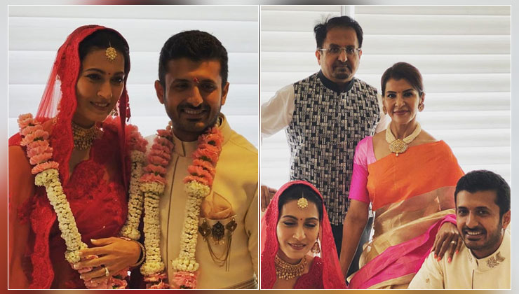Anita Raaj's son Shivam wedding