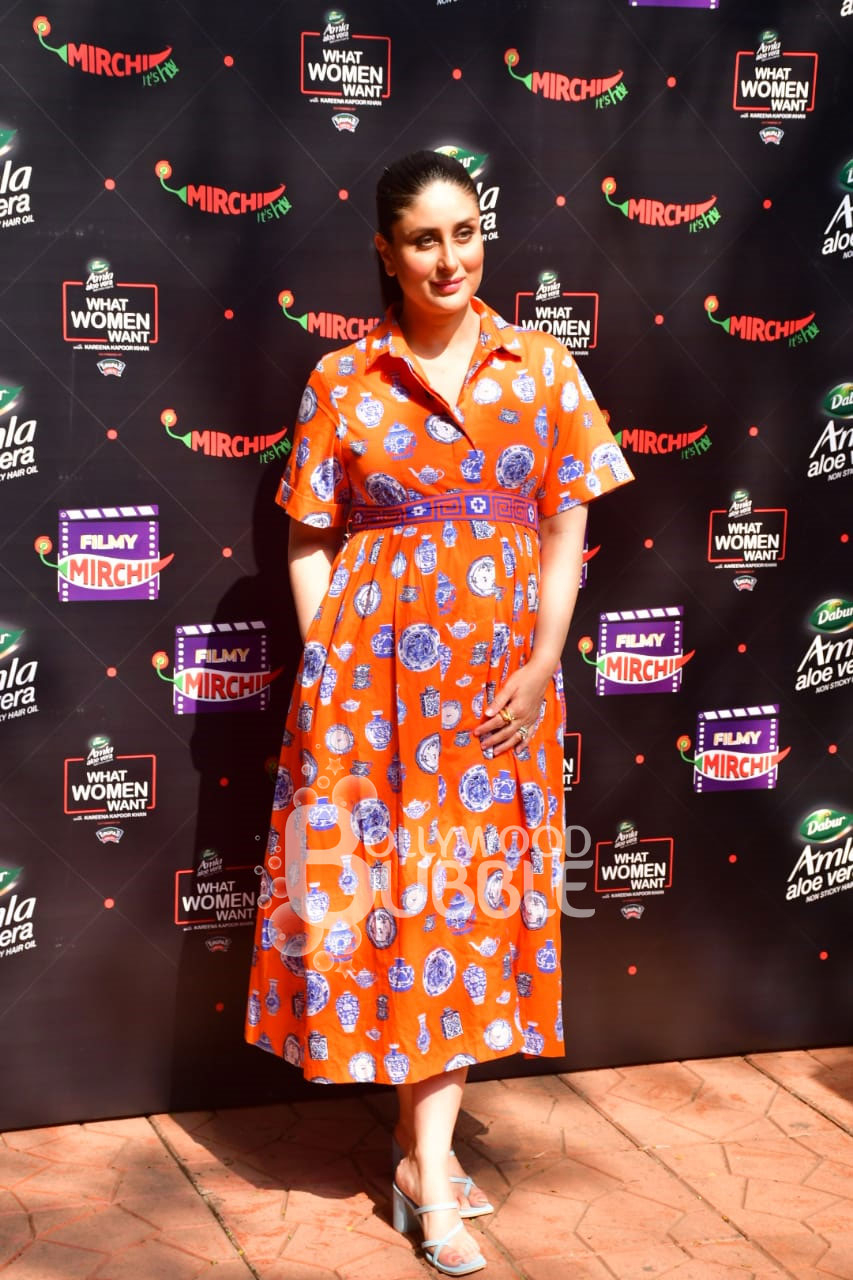 Kareena Kapoor orange dress OOTD