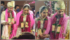 Aditya Narayan marries GF Shweta Agarwal; view inside pics & videos of their intimate wedding