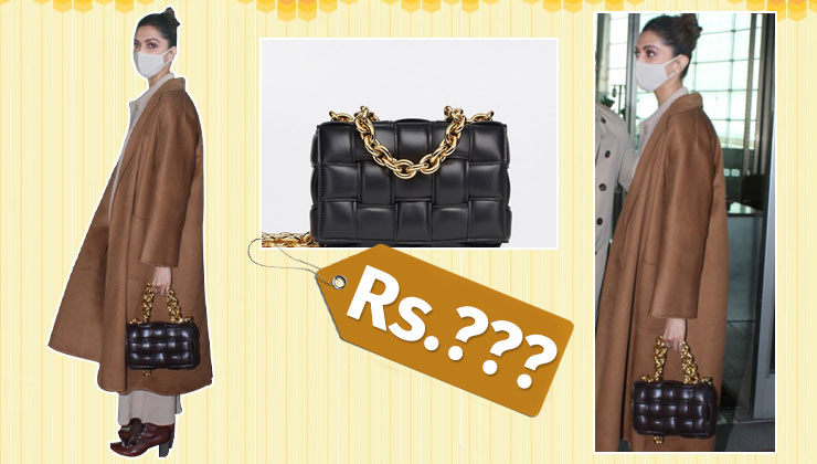 Deepika Padukone's black Bottega Veneta bag comes at a staggering