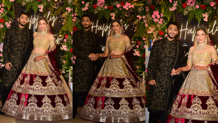 Gauahar Khan Zaid Darbar wedding reception pics