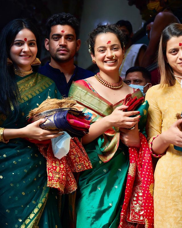 Kangana Ranaut saree