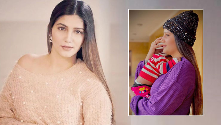 Sapna Choudhary son first pic