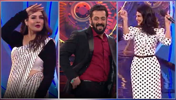 Salman Khan leaves Raveena & Jacqueline thumkas