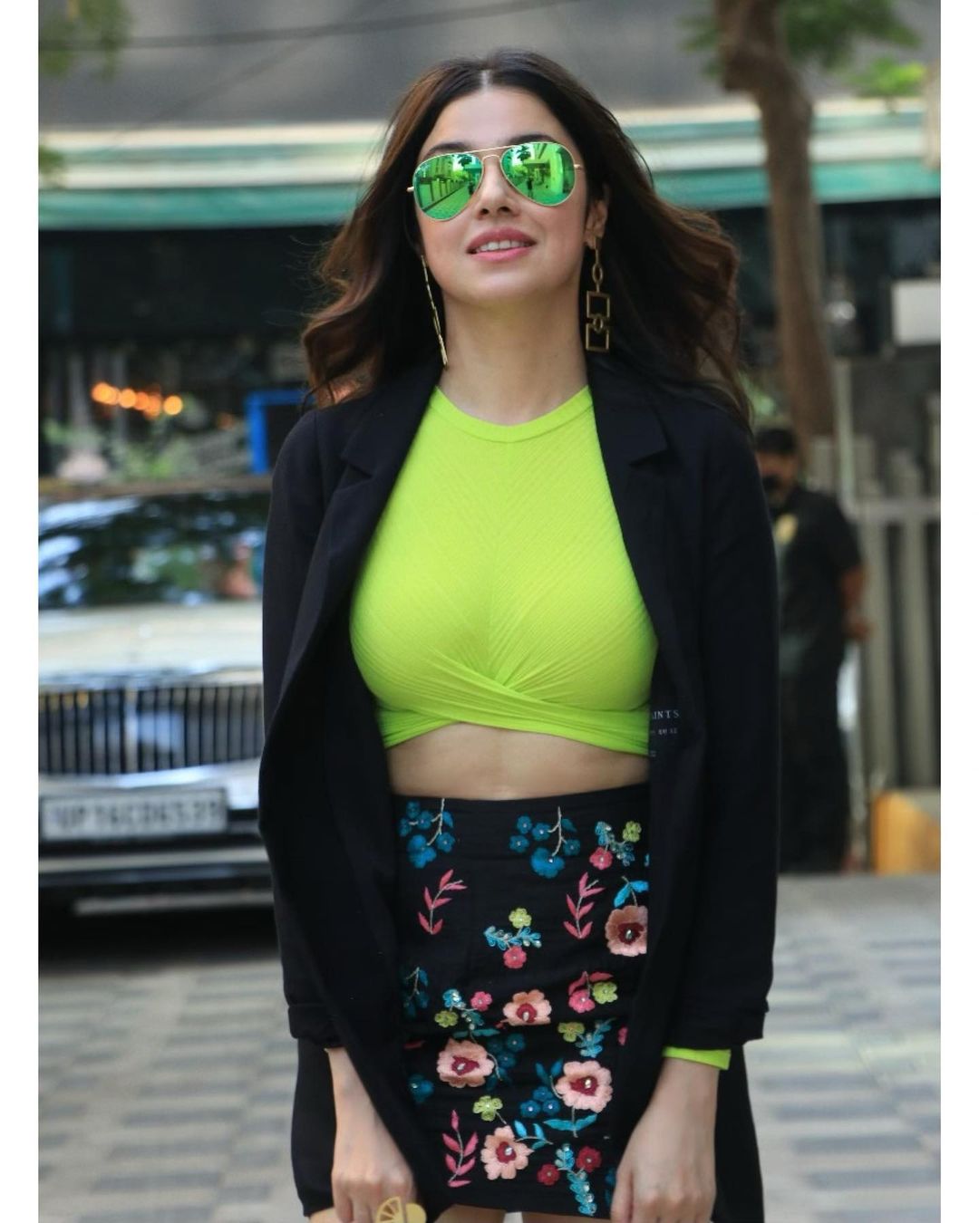 Divya Khosla Kumar looks radiant in her neon outfit as she struts in  style-view pics | Bollywood Bubble